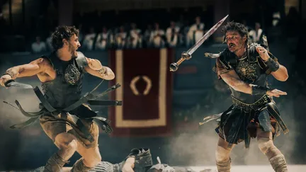 Pedro Pascal et Paul Mescal dans "Gladiator II" de Ridley Scott (2024). (PARAMOUNT PICTURES GERMANY)