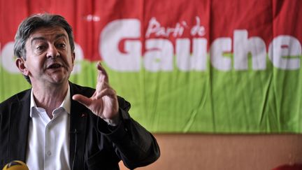 Jean-Luc M&eacute;lenchon, vendredi 22 ao&ucirc;t 2014 &agrave; Saint-Martin-d'Heres (Is&egrave;re). (ROMAIN LAFABREGUE / AFP)