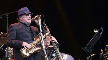 Van Morrison le 1er juillet 2017 aux Eden Sessions, dans les Cornouailles, au Royaume-Uni
 (Pickhaver / Shutterwood / Sipa)