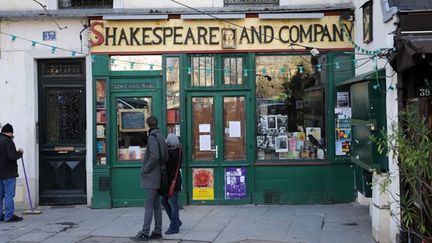 La façade de la librairie anglophone Shakespeare and Co, à Paris
 (MIGUEL MEDINA/AFP)