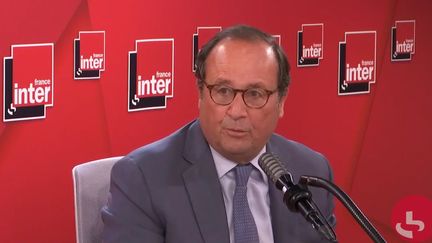 François Hllande, invité de France Inter le 25 mai 2020. (FRANCE INTER / RADIO FRANCE)