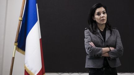 L'ex-directrice de la communication de Jean-Luc Mélenchon, Sophia Chikirou, le 25 janvier 2017 à Paris. (MAXPPP)