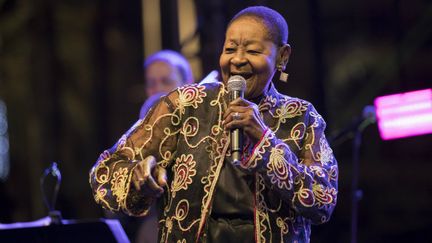 &nbsp; (Calypso Rose connait une reconnaissance tardive mais immense en France, dont elle sillonne les salles et les festivals © SYSPEO/SIPA)