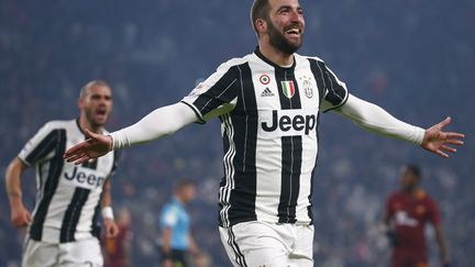 Gonzalo Higuain a offert la victoire à la Juventus (MARCO BERTORELLO / AFP)