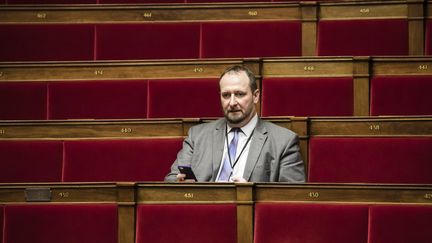 Le député LREM de Moselle, Christophe Arend, le 31 janvier 2018 à l'Assemblée nationale. (VINCENT ISORE / MAXPPP)