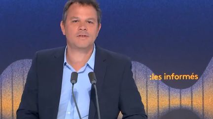 Marc Fauvelle présentait "Les informés du matin" sur franceinfo lundi 30 mai. (FRANCEINFO / RADIO FRANCE)