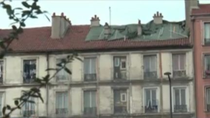 Un immeuble délabré à Saint-Denis (Seine-Saint-Denis) (Capture d'écran France 3)