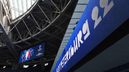 La Gazprom Arena de Saint-Pétersbourg, le 22 septembre 2021. (Alexei Danichev / AFP)