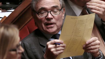 L'ancien pr&eacute;sident de l'Assembl&eacute;e nationale, Bernard Accoyer, le 30 janvier 2013. (JACQUES DEMARTHON / AFP)