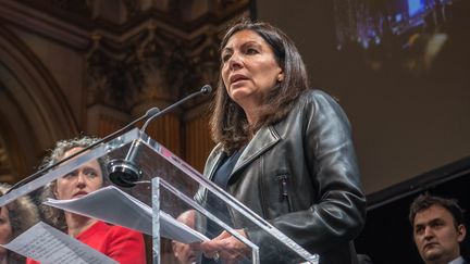 La maire de Paris, Anne Hidalgo, le 6 janvier 2017. (JULIEN MATTIA / NURPHOTO / AFP)