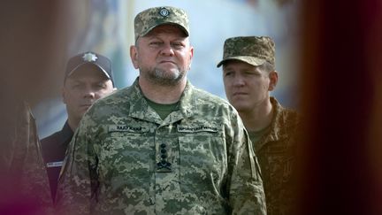 Le commandant en chef de l'armée ukrainienne, Valery Zaloujny, le 28 juillet 2023 à Kiev (Ukraine). (UKRAINIAN PRESIDENTIAL PRESS SERVICE / AFP)