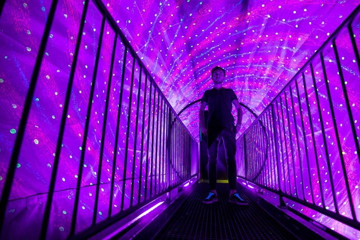 Le tunnel Vortex (Musée de l'Illusion)