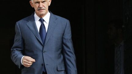 George Papandreou, premier ministre grec. 1er octobre 2011. (ANGELOS TZORTZINIS / AFP)