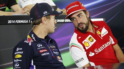 Sebastian Vettel, ici aux côtés de Fernando Alonso, pilote désormais chez Ferrari (HOCH ZWEI / HOCH ZWEI)