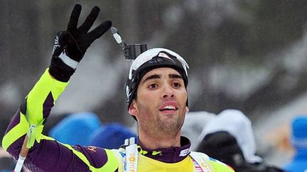 Martin Fourcade est entré dans l'histoire du biathlon en remportant trois titres dans les mêmes Mondiaux, égalant des légendes de ce sport que sont Raphaël Poirée (en 2004) et Ole Einar Bjoerndalen (en 2005).