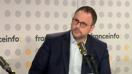 Aurélien Rousseau, ministre de la Santé, le 1er septembre 2023 sur franceinfo, (FRANCEINFO / RADIO FRANCE)