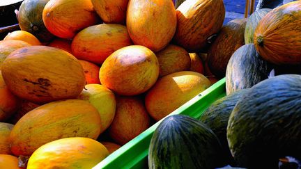 Des fruits sur&nbsp;un étal à Marseille (Bouches-du-Rhône), le 19 août 2015. (DANIEL RIFFET / AFP)