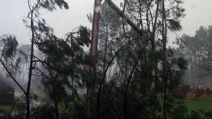 La tempête de 2009 avait touché de nombreuses communes des Landes.