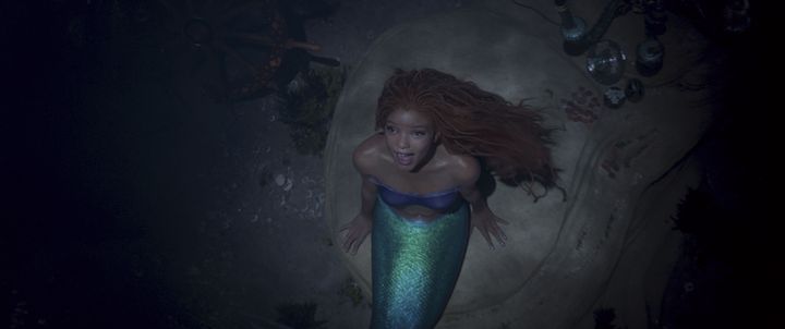 Ariel (Halle Bailey) dans "La Petite Sirène", de rob Marshall, (mai 2023) (PHOTO COURTESY OF DISNEY.)