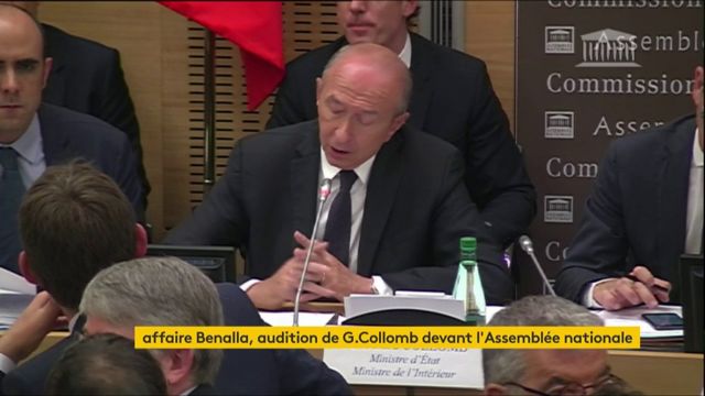 Gérard Collomb a parlé "le moins possible" de l'affaire Benalla avec Emmanuel Macron