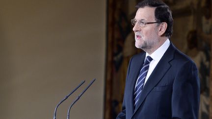 Le Premier ministre espagnol, Mariano Rajoy, le 2 juin 2014, &agrave; Madrid (Espagne). (GERARD JULIEN / AFP)