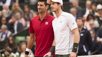 Novak Djokovic et Andy Murray, respectivement numéro 1 et numéro 2 mondial (MIKE FREY / BACKPAGE IMAGES LTD)