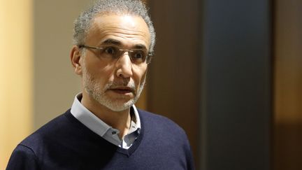 Tariq Ramadan au Palais de Justice de Paris, 13 février 2020. (THOMAS SAMSON / AFP)