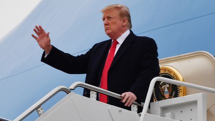 Le président américain, Donald Trump, le 24 mars 2019 dans le Maryland (Etats-Unis). (NICHOLAS KAMM / AFP)