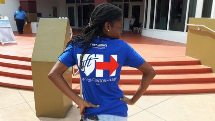 Le "early vote", le vote anticipé a commencé en Floride où Cathy a choisi Hillary Clinton&nbsp; (SANDRINE ETOA-ANDEGUE / RADIO FRANCE)