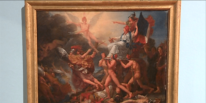 Le Triomphe de la Liberté", Jacques Réattu, Marseille juin 1794.
 (Musée Jacques Réattu / Capture d&#039;écran France 3)