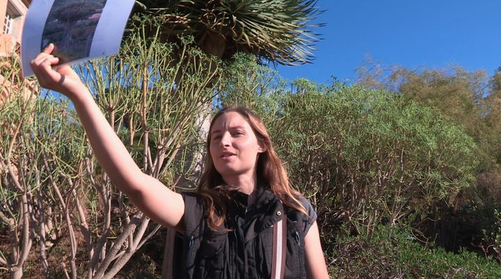 Aurélia Leroux, guide naturaliste au Jardin des Méditerranées, au Rayol- Canadel-sur-Mer. (ISABELLE MORAND / RADIO FRANCE)