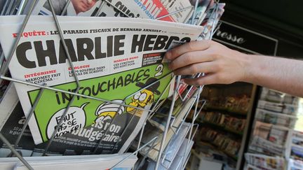 Le journal satirique "Charlie Hebdo" est au centre d'une pol&eacute;mique apr&egrave;s la publication de caricatures de Mahomet, le 19 septembre 2012. (G. VARELA / SIPA)