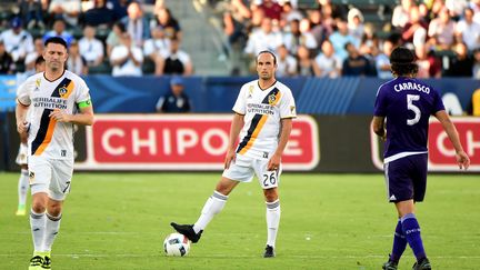 Landon Donovan et Robby Keane sous le maillot du Los Angeles Galaxy (HARRY HOW / GETTY IMAGES NORTH AMERICA)