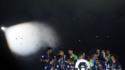 Le PSG champion de France 2014-2015. (FRANCK FIFE / AFP)