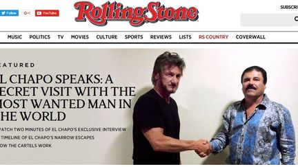 Capture d'écran du site internet de Rolling Stone, le 9 janvier 2016. (ROLLING STONE)