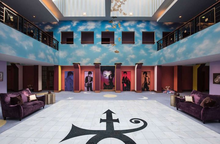 Le hall de Paisley Park, le bâtiment où Prince avait ses studios, à Chanhassen, dans le Minnesota (photo fournie par Paisly Park /NPG Records)
 (AP / SIPA)