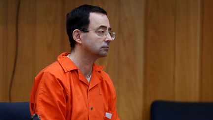 L'ancien médecin sportif Larry Nassar lors de son procès à Charlotte (Michigan), le 5 février 2018. (REBECCA COOK / REUTERS)