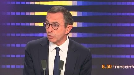 Bruno Retailleau, ministre de l'Intérieur, le 26 novembre 2024 sur franceinfo. (FRANCEINFO / RADIO FRANCE)