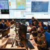 Chaque jour, plus d'une centaine de vols militaires des pays de l'Otan s'affichent sur les écrans&nbsp;du Centre Air de planification et de conduite des opérations, situé sur la base aérienne 942 de Lyon Mont-Verdun. (ARMÉE DE L'AIR ET DE L'ESPACE)