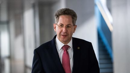 Hans-Georg Maassen, le chef du renseignement intérieur allemand, le 12 septembre 2018 à Berlin. (BERND VON JUTRCZENKA / DPA)