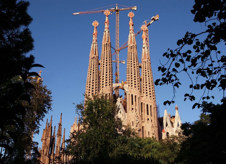 Vue de la Sagrada Familia de Barcelone en Espagne en 2020 (MANUEL COHEN / MANUEL COHEN)