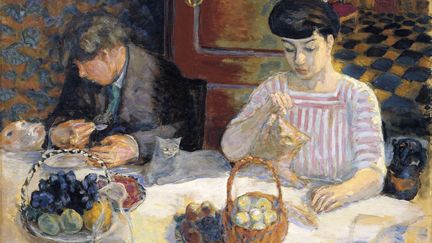 Avec Vuillard, Pierre Bonnard est un des artistes les plus représentés dans la collection. Les Hays possèdent notamment une paire de portraits croisés entre les deux peintres.
 (Droits réservés © ADAGP, Paris 2013)