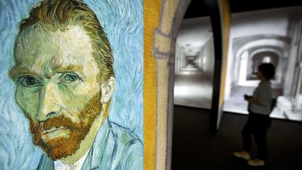 Un autoportrait de Vincent Van Gogh exposé à Pékin (15 juin 2016)
 (Mark Schiefelbein / AP / SIPA)