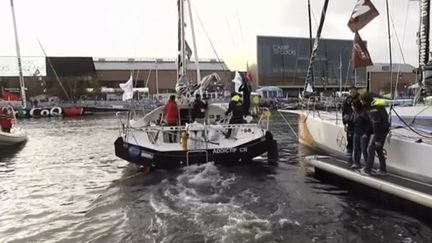 Transat Jacques Vabre : un départ musclé malgré une belle météo (FRANCE 3)