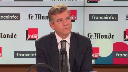 Arnaud Montebourg était l'invité de franceinfo et France Inter dimanche 26 septembre 2021.&nbsp; (FRANCEINFO / RADIOFRANCE)