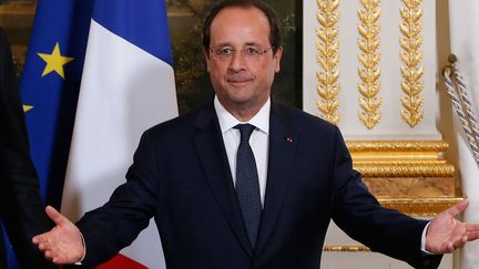 Le président François Hollande veut rassurer les intermittents
 (IAN LANGSDON / POOL / AFP)