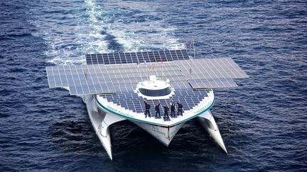 Le bateau de&nbsp; Raphaël Donjan, le Planet Solar (RAPHAEL DONJAN)