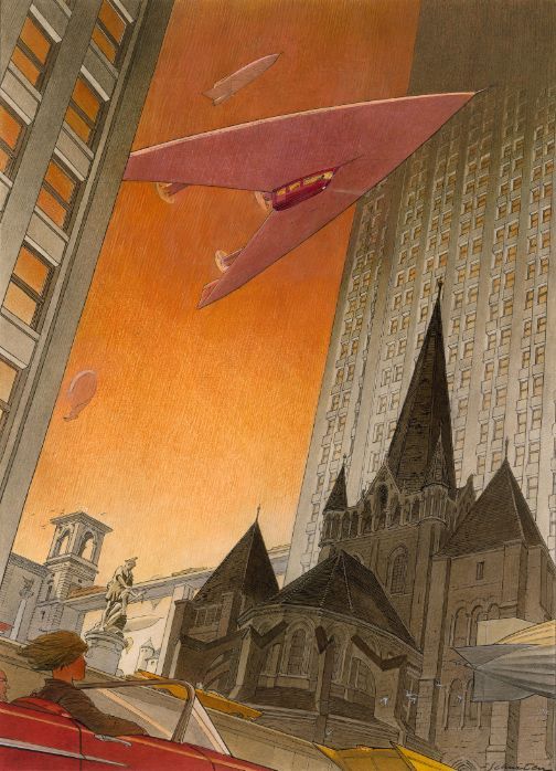 Un dessin de François Schuiten en vente chez Artcurial en octobre 2013.
 (François Schuiten)