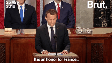 Emmanuel Macron s’est exprimé devant le Congrès américain pour le dernier jour de sa visite d'Etat visite aux Etats-Unis. Retour sur cet évènement.