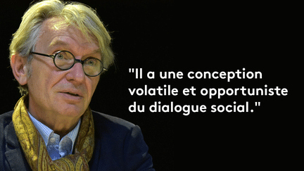 Le syndicaliste Jean-Claude Mailly, le 30 septembre 2015 sur RTL. (MAXPPP)